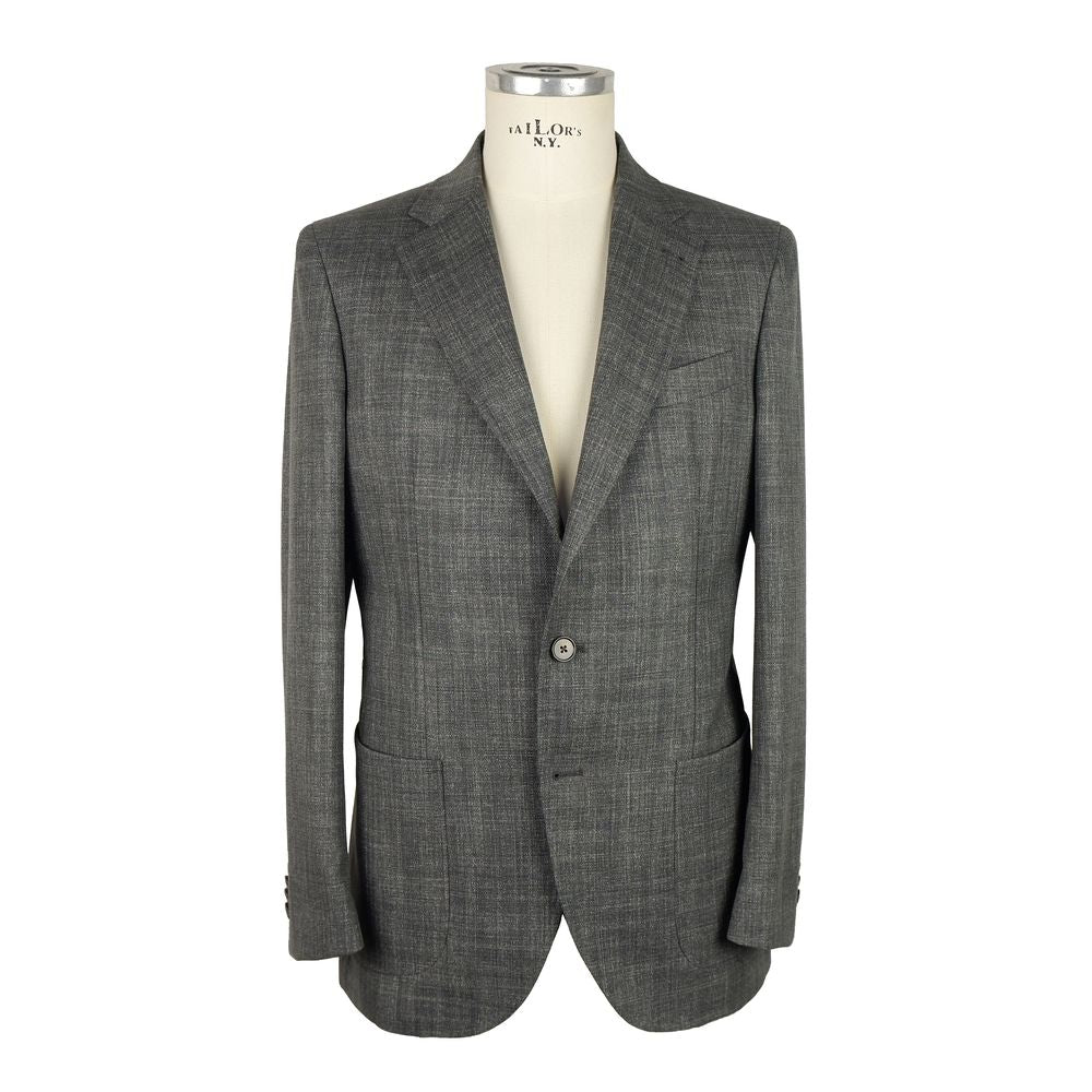 Gray Wool Blazer