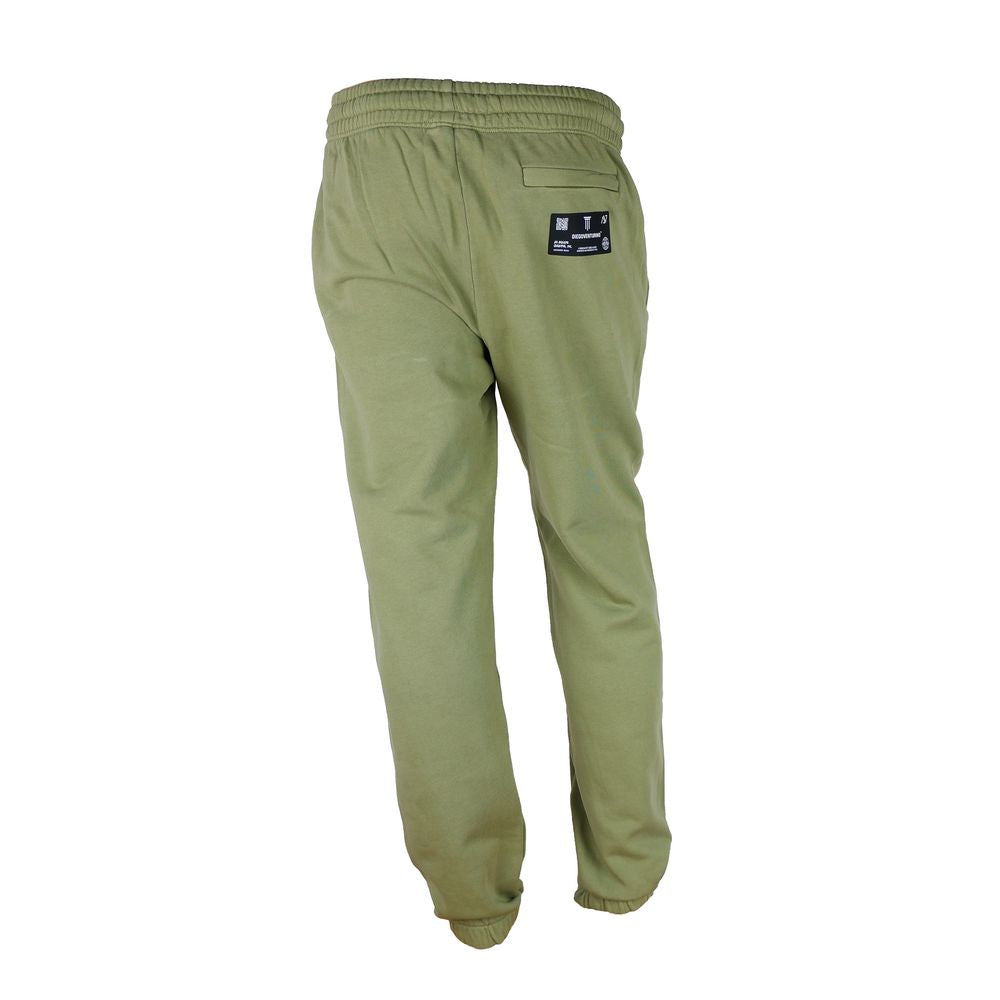 Green Cotton Jeans & Pant