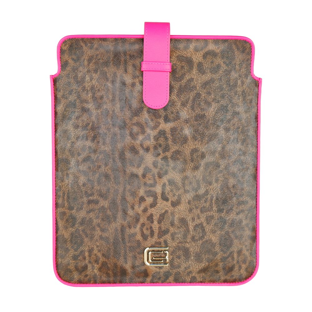 Cavalli Class Fuchsia Leather Di Calfskin Other