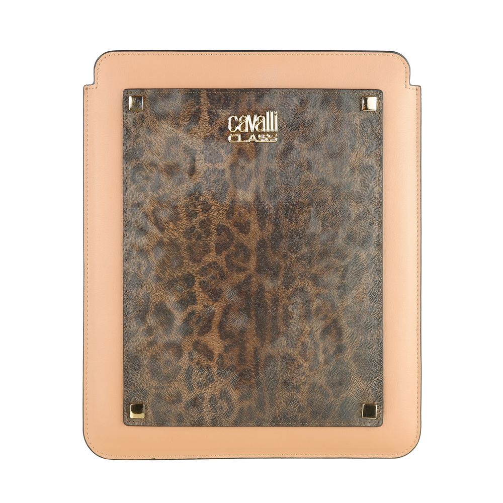 Cavalli Class Pink Leather Di Calfskin Other