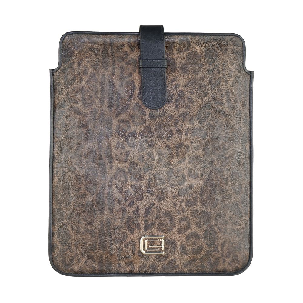 Cavalli Class Black Leather Di Calfskin Other