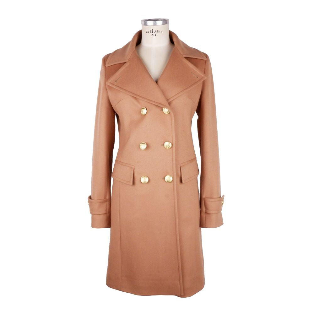 Brown Virgin Wool Jackets & Coat