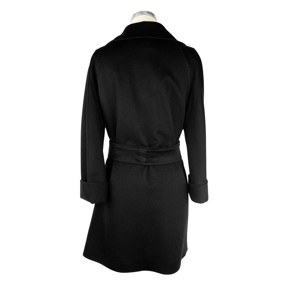 Black Virgin Wool Jackets & Coat