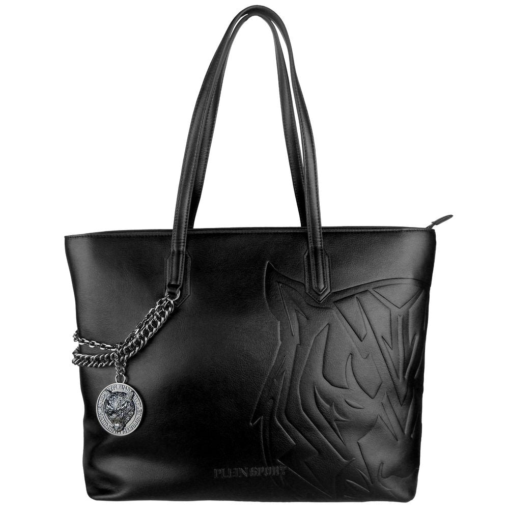 Nero Polyurethane Shoulder Bag