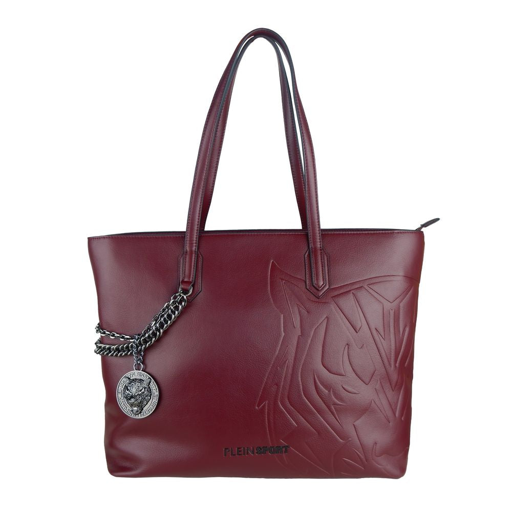 Rosso Polyurethane Shoulder Bag