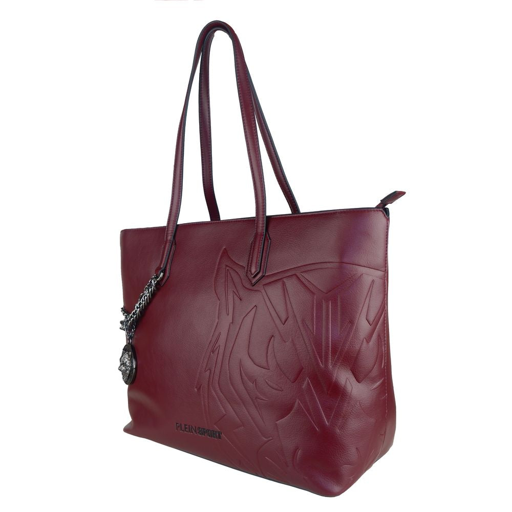Rosso Polyurethane Shoulder Bag