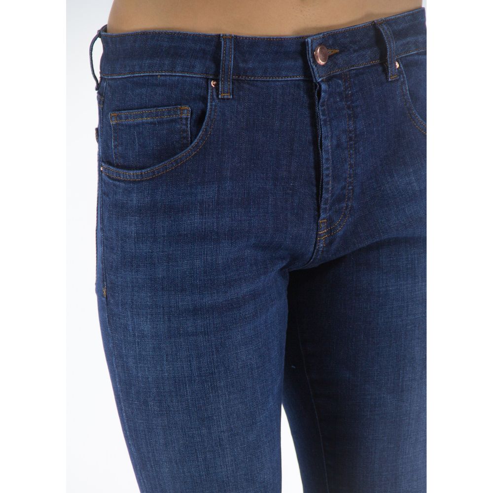 Blue Cotton Jeans & Pant