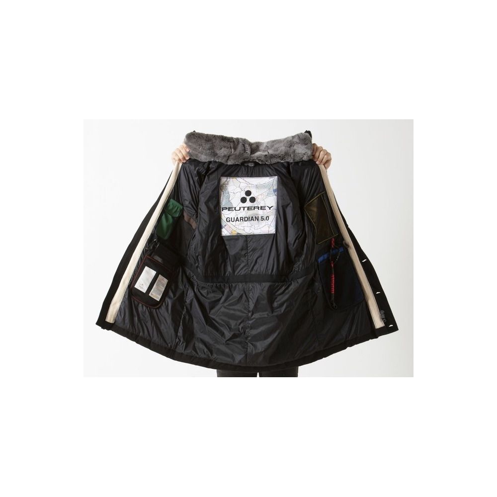 Peuterey Black Cotton Jackets & Coat