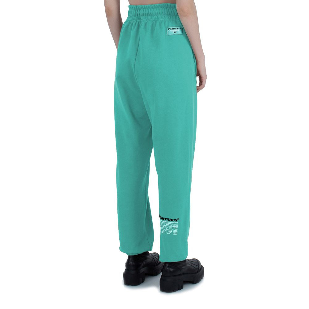 Green Cotton Jeans & Pant