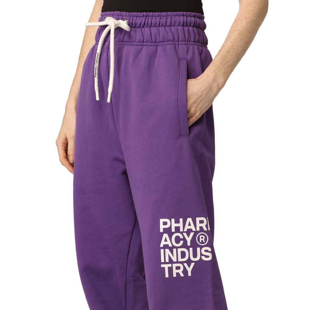 Purple Cotton Jeans & Pant