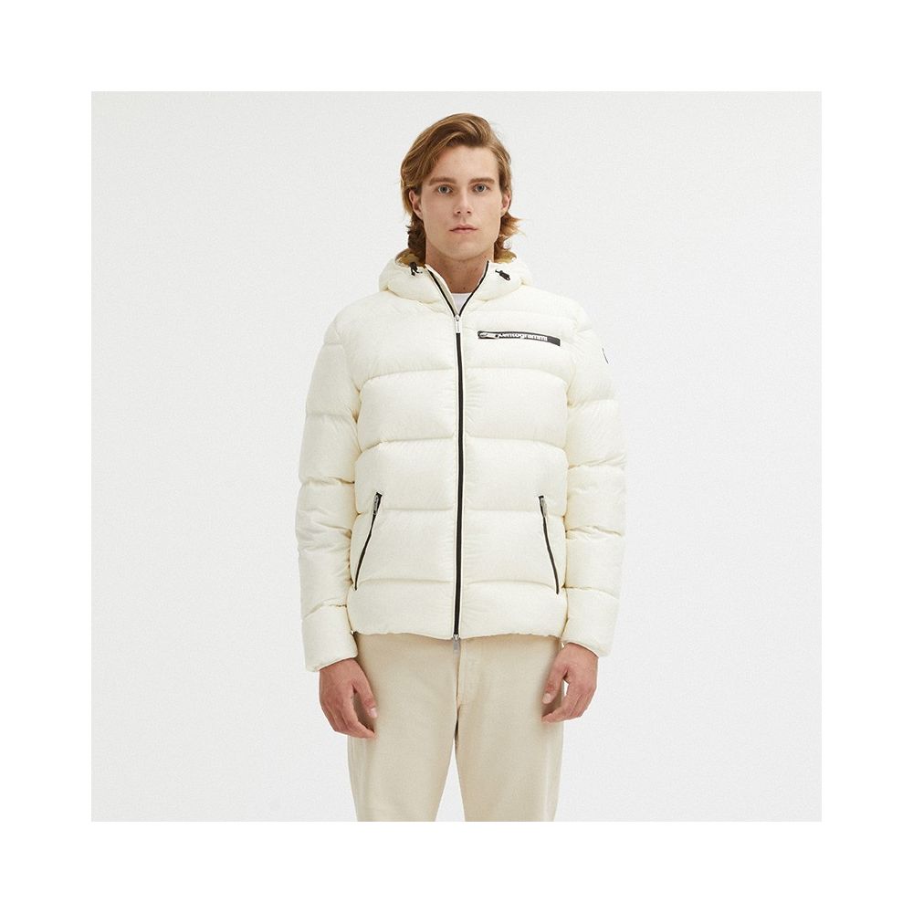 Centogrammi White Nylon Jacket
