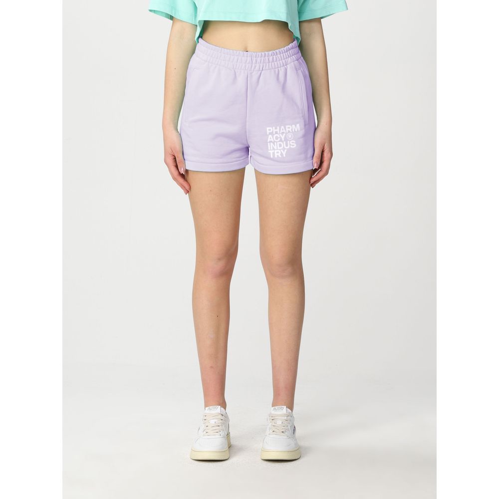 Purple Cotton Short