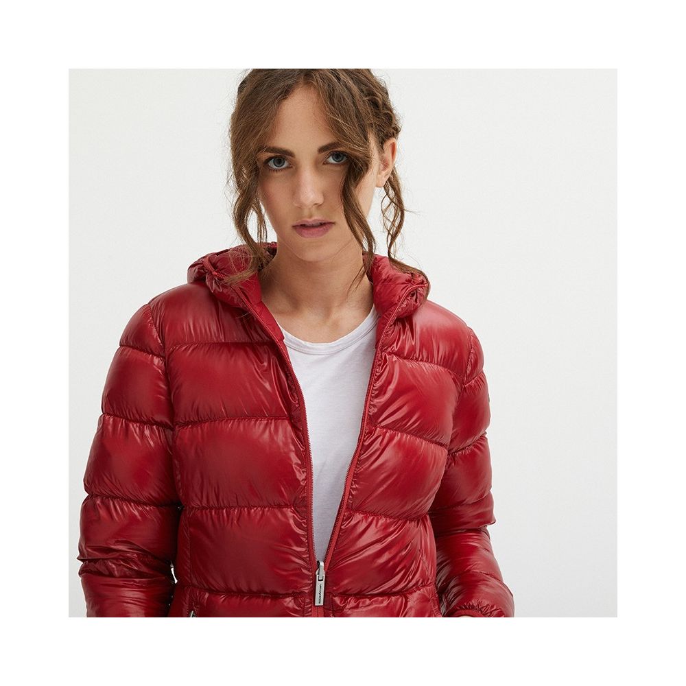 Red Nylon Jackets & Coat