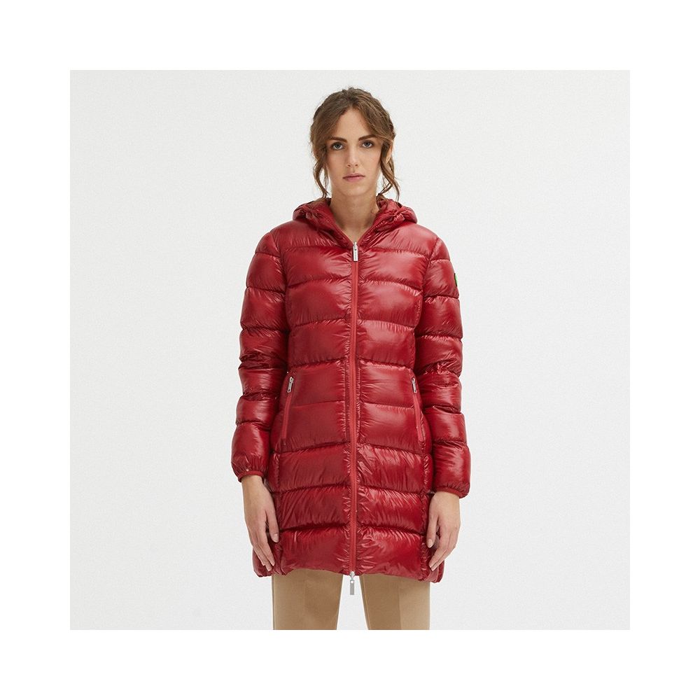 Red Nylon Jackets & Coat