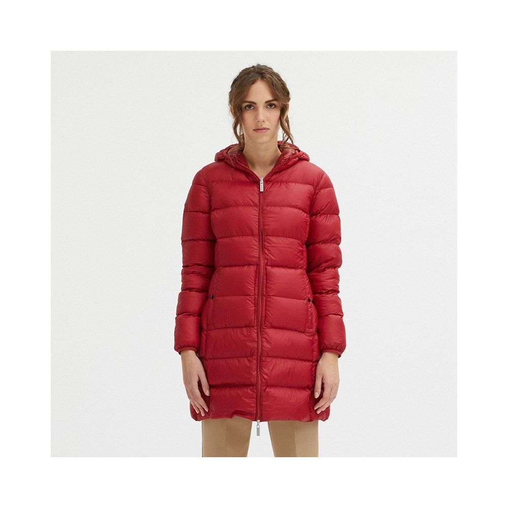 Red Nylon Jackets & Coat