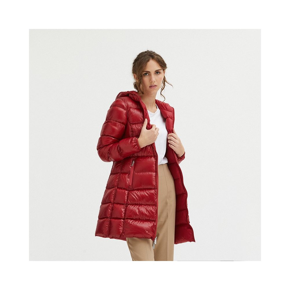 Red Nylon Jackets & Coat
