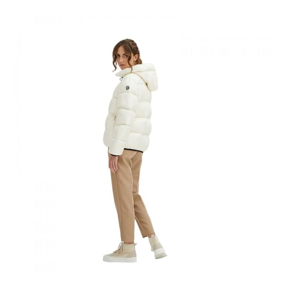 Centogrammi White Nylon Jackets & Coat