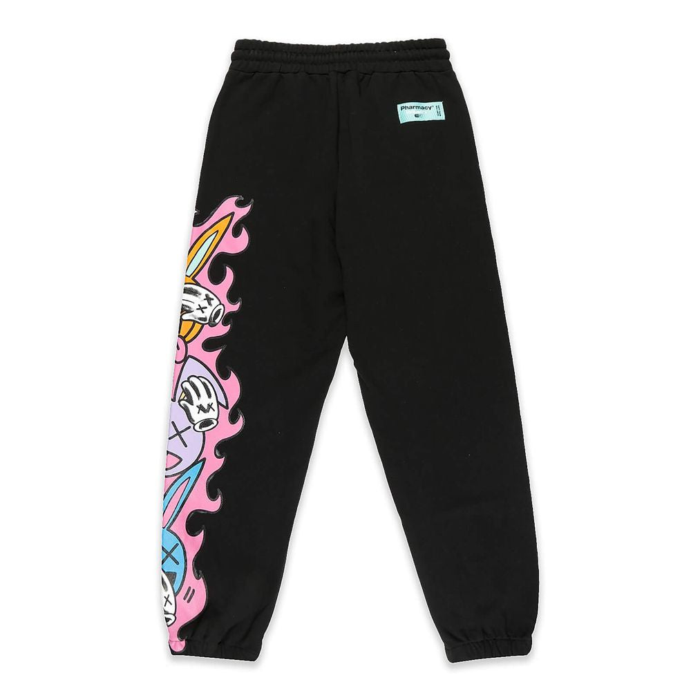 Black Cotton Jeans & Pant