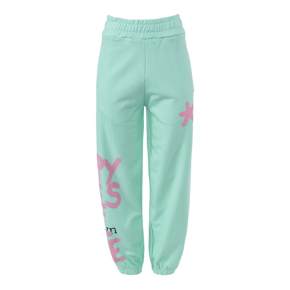 Comme Des Fuckdown Green Cotton Jeans & Pant