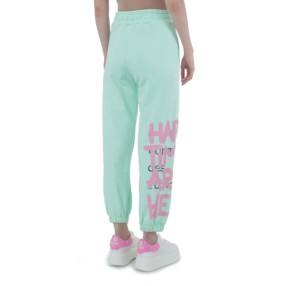 Comme Des Fuckdown Green Cotton Jeans & Pant