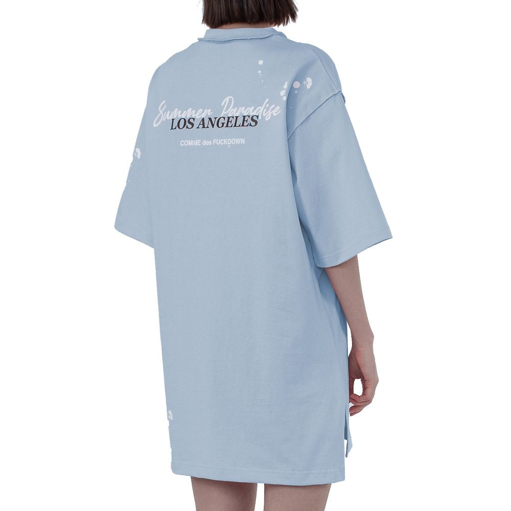 Light Blue Cotton Dress