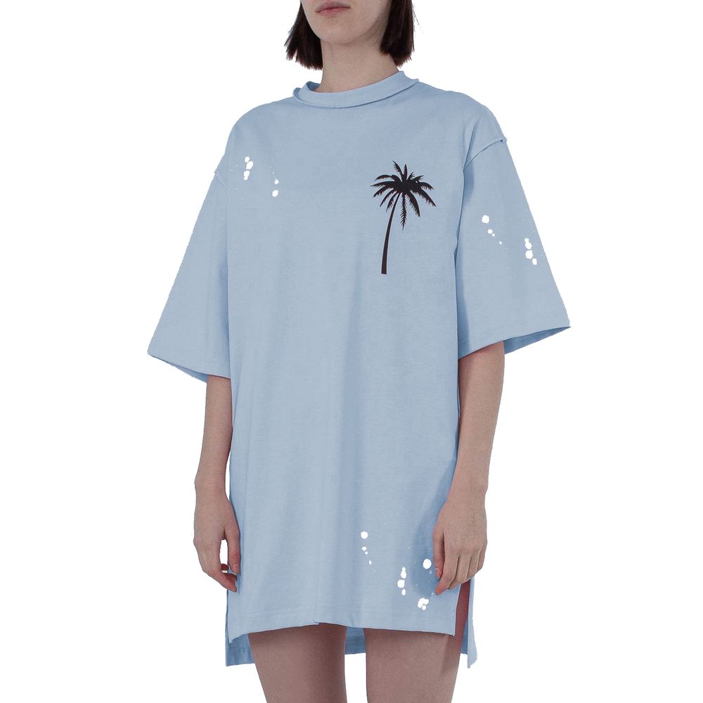 Light Blue Cotton Dress