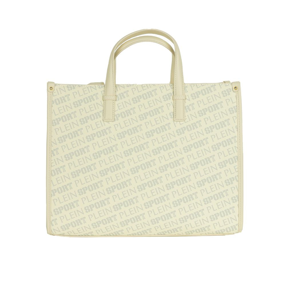 White Polyamide Shoulder Bag
