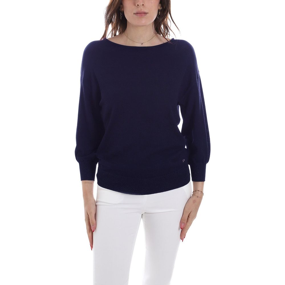 Yes Zee Blue Viscose Sweater