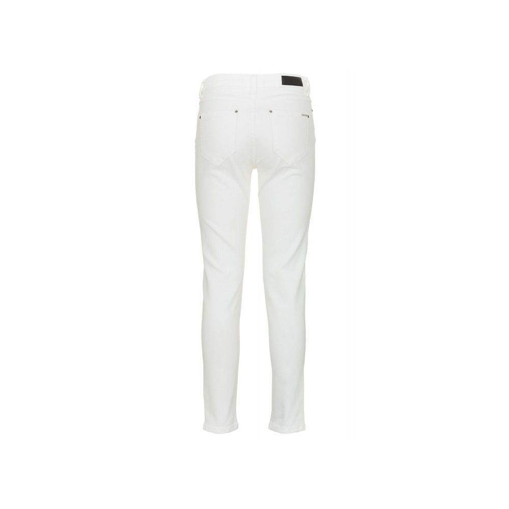White Cotton Jeans & Pant