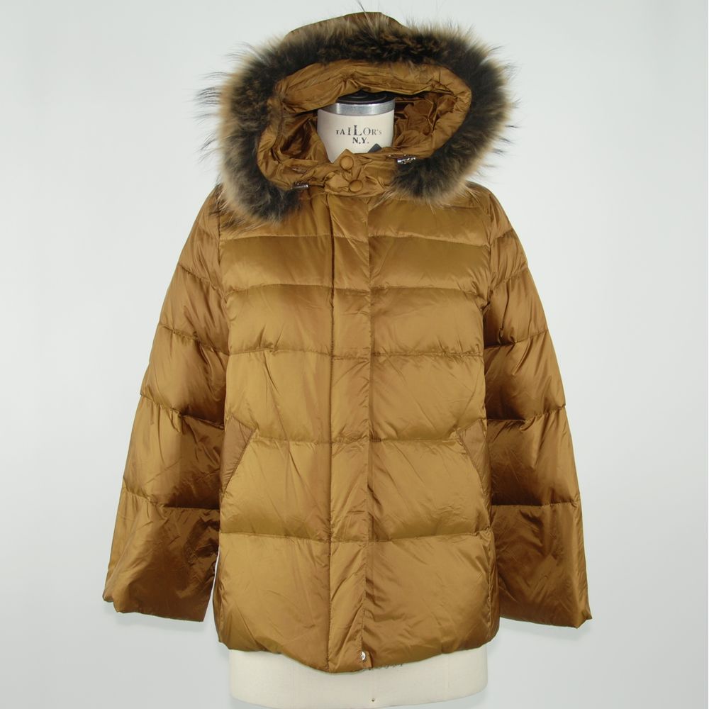 Yellow Polyamide Jackets & Coat