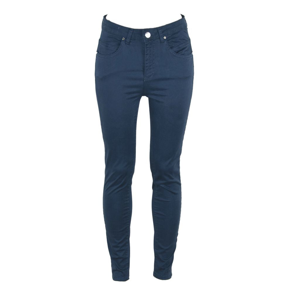 Blue Cotton Jeans & Pant