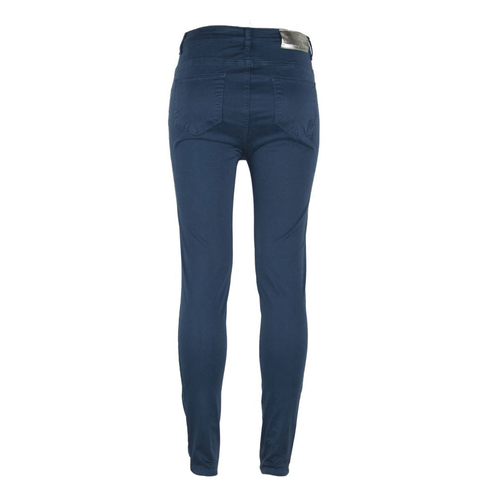 Blue Cotton Jeans & Pant