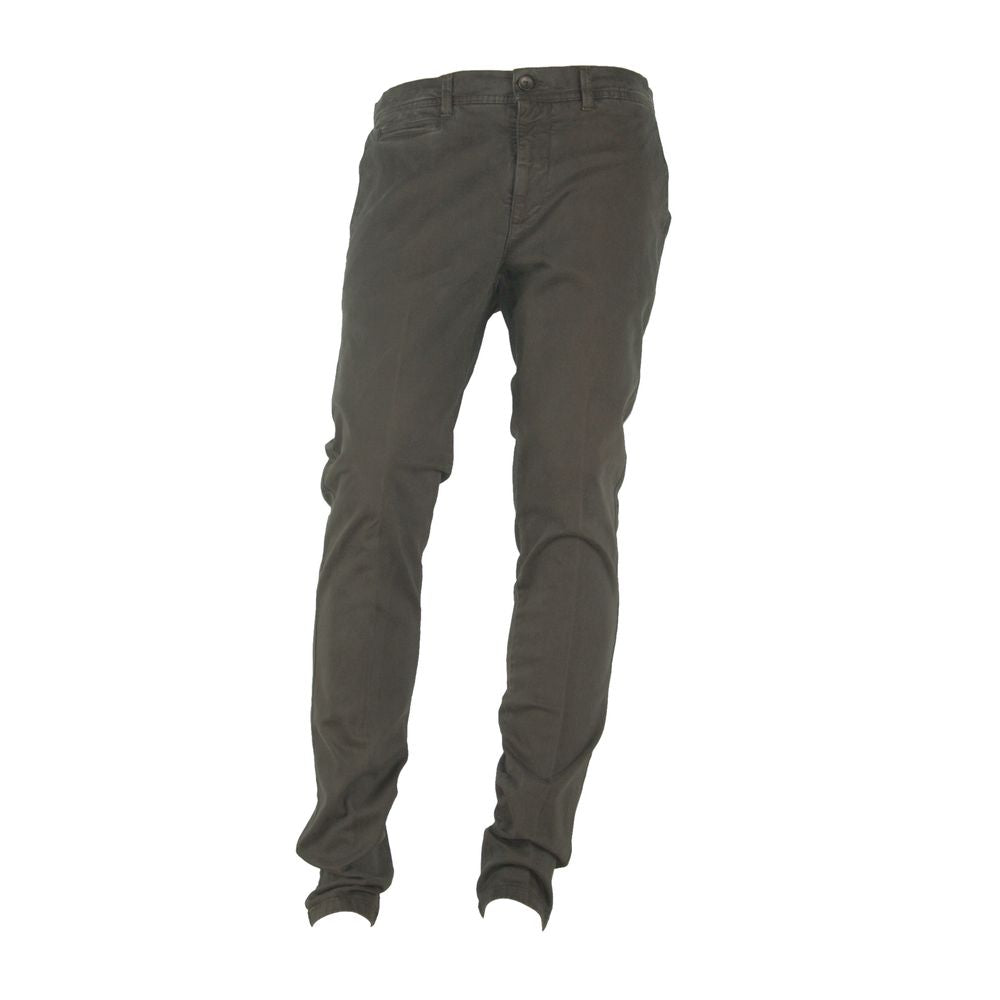 Made in Italy Brown Jeans & Pant