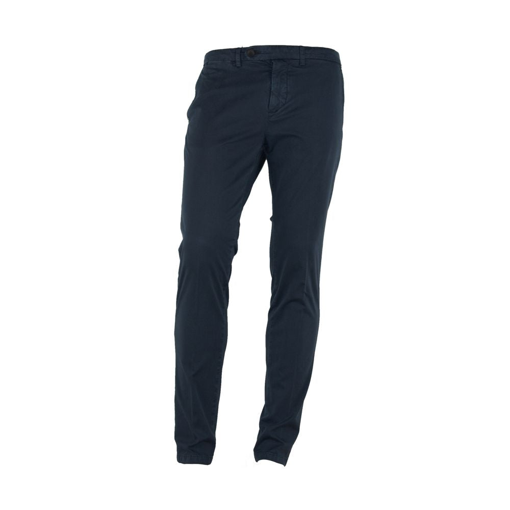 Made in Italy Blue Cotton Jeans & Pant
