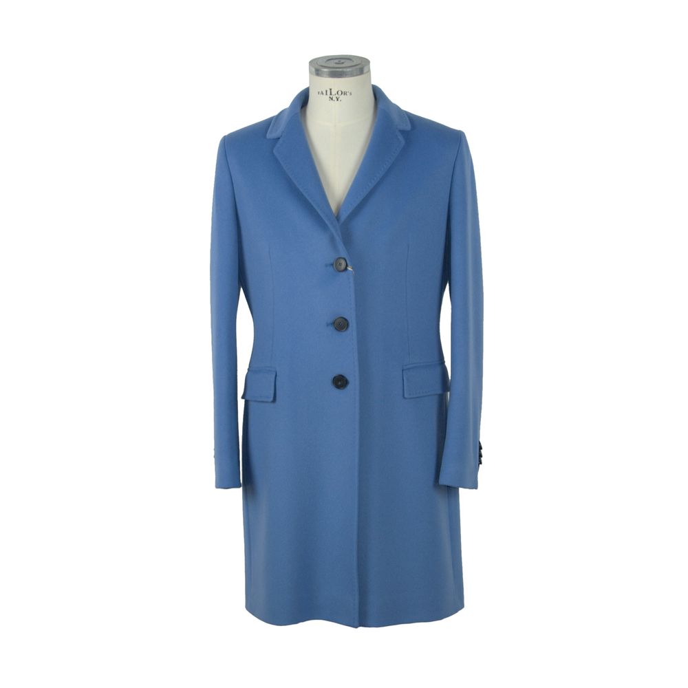 Light Blue Wool Jackets & Coat