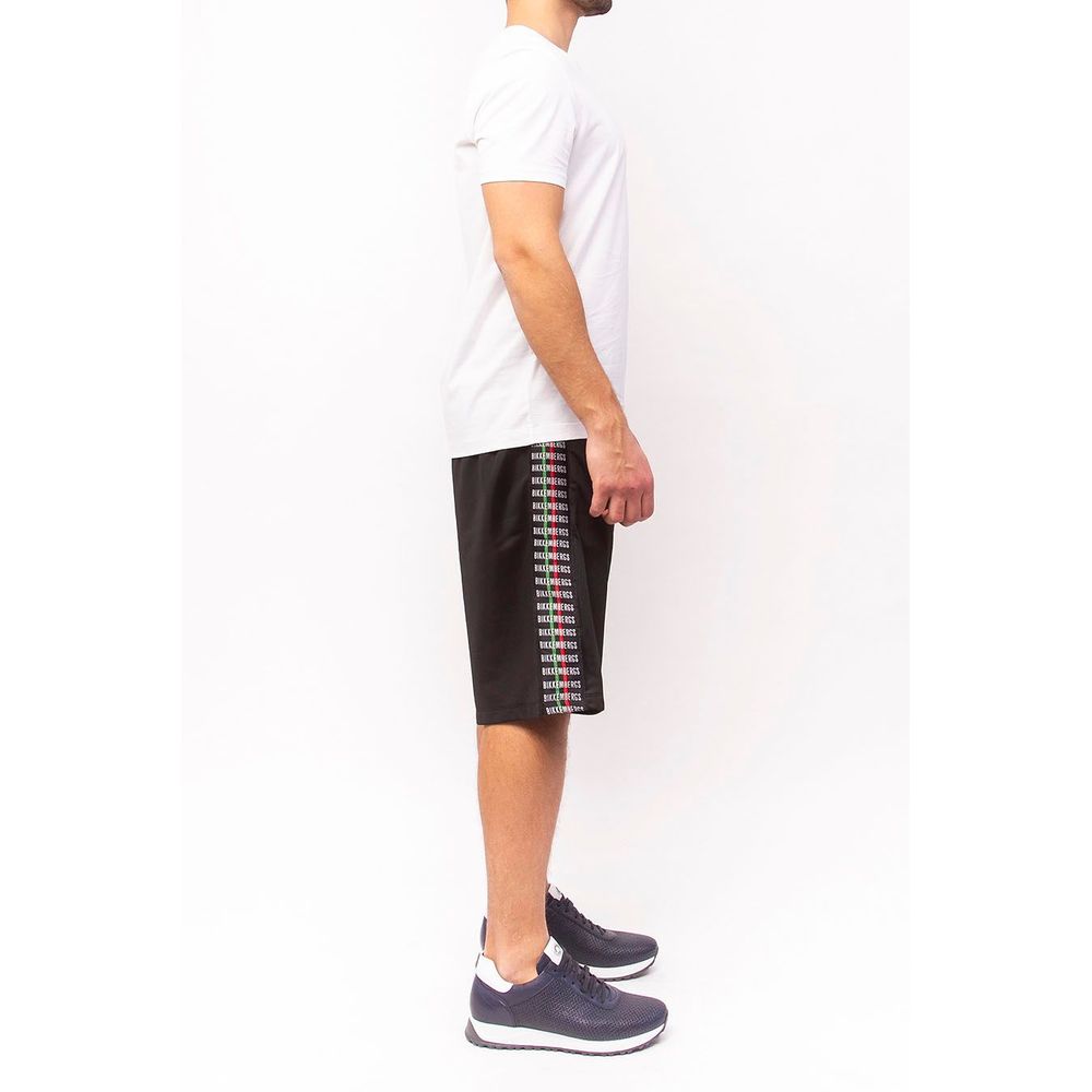 Black Polyester Short