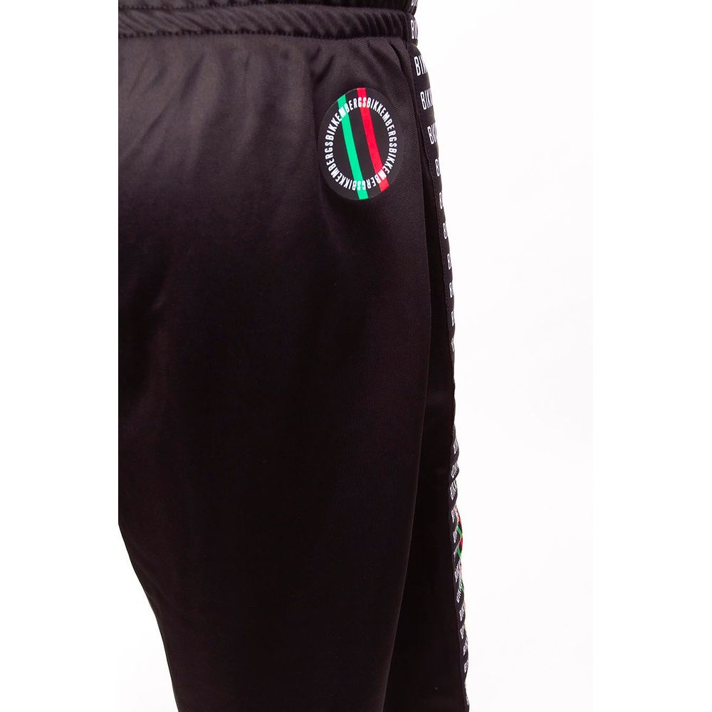 Black Polyester Short