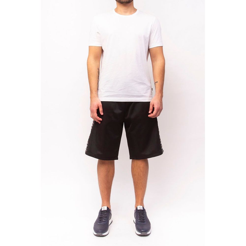 Black Polyester Short