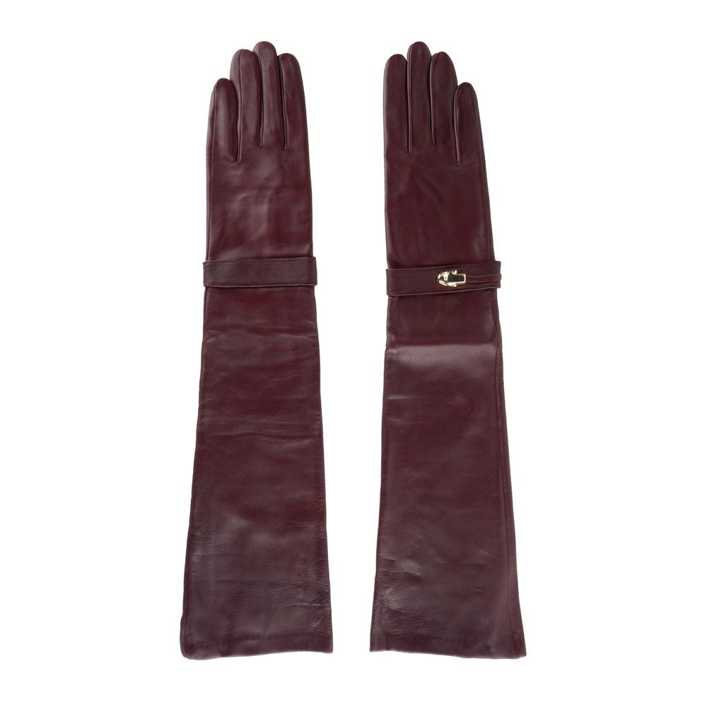 Red Cqz.007 Lamb Leather Gloves