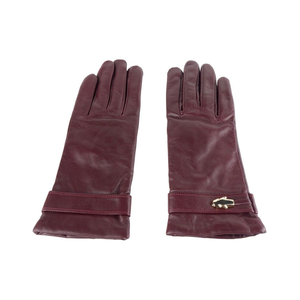 Cavalli Class Red Lambskin Glove