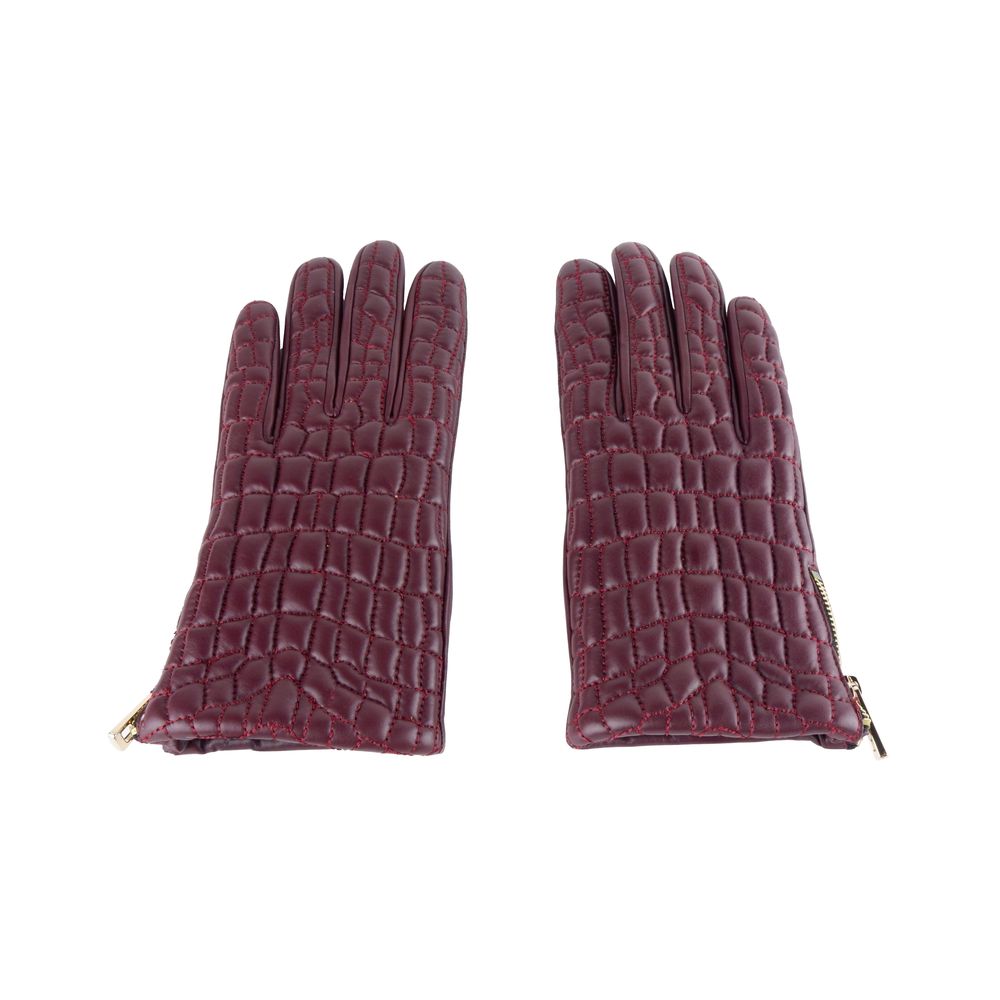 Red Cqz.003 Lamb Leather Gloves