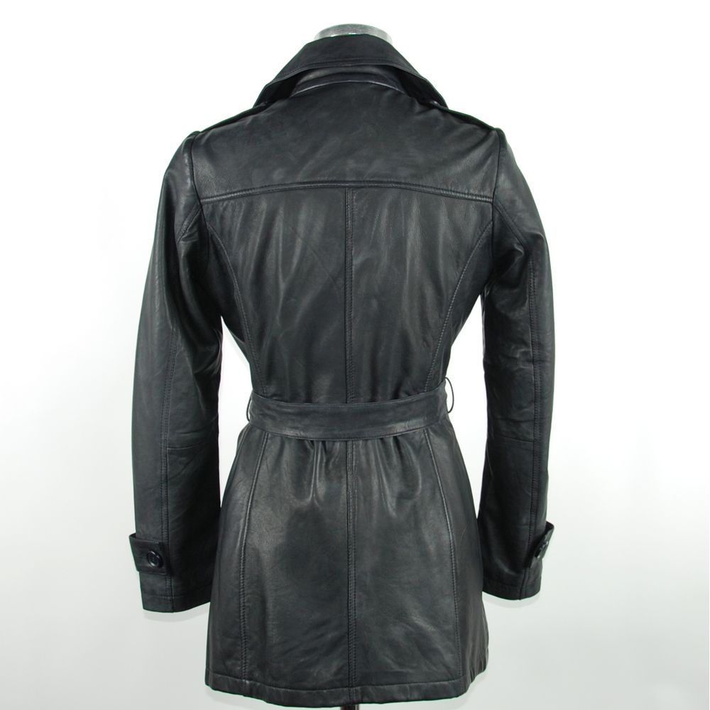 Blue Genuine Leather Jackets & Coat