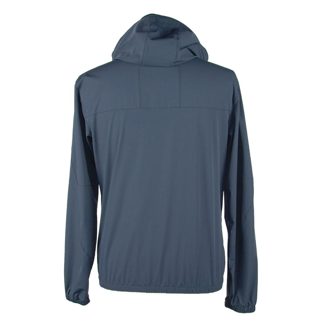 Emilio Romanelli Blue Leather Jacket