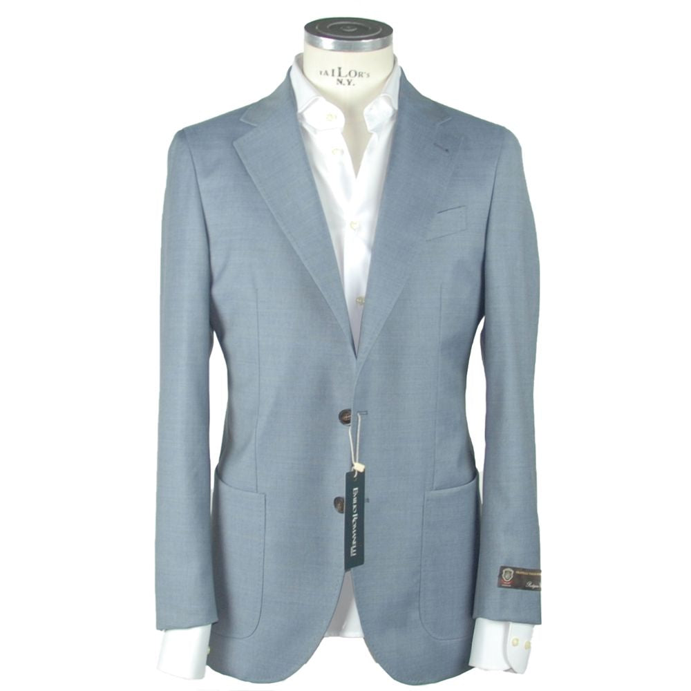 Light Blue Virgin Wool Blazer