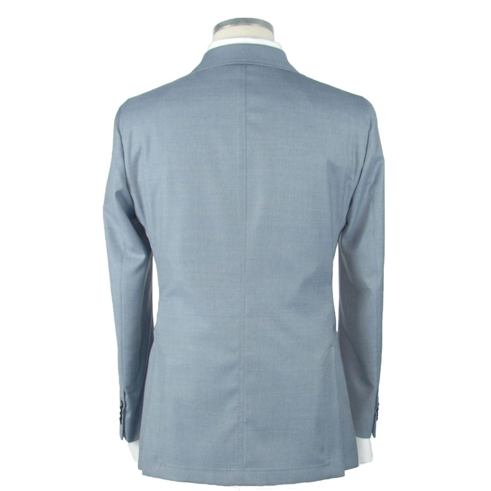 Light Blue Virgin Wool Blazer