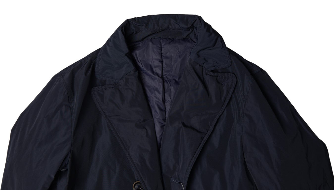 Domenico Tagliente Blue Polyester Long Sleeve Jacket