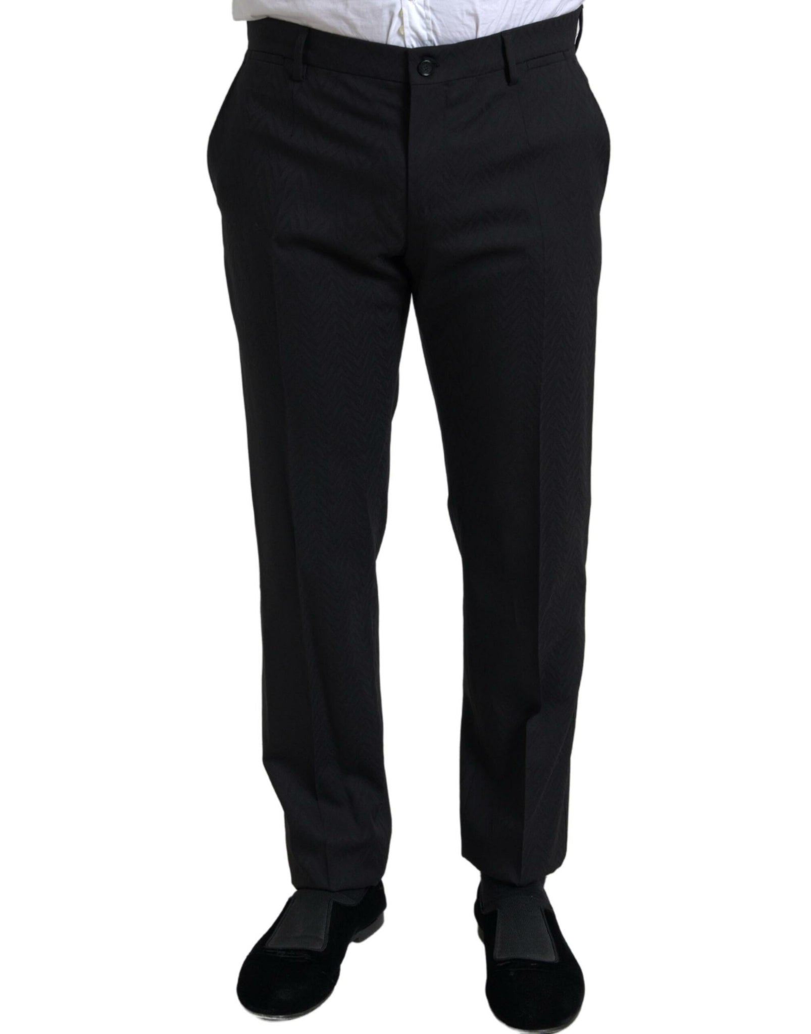 Dolce & Gabbana Black 2 Piece Single Breasted MARTINI Suit