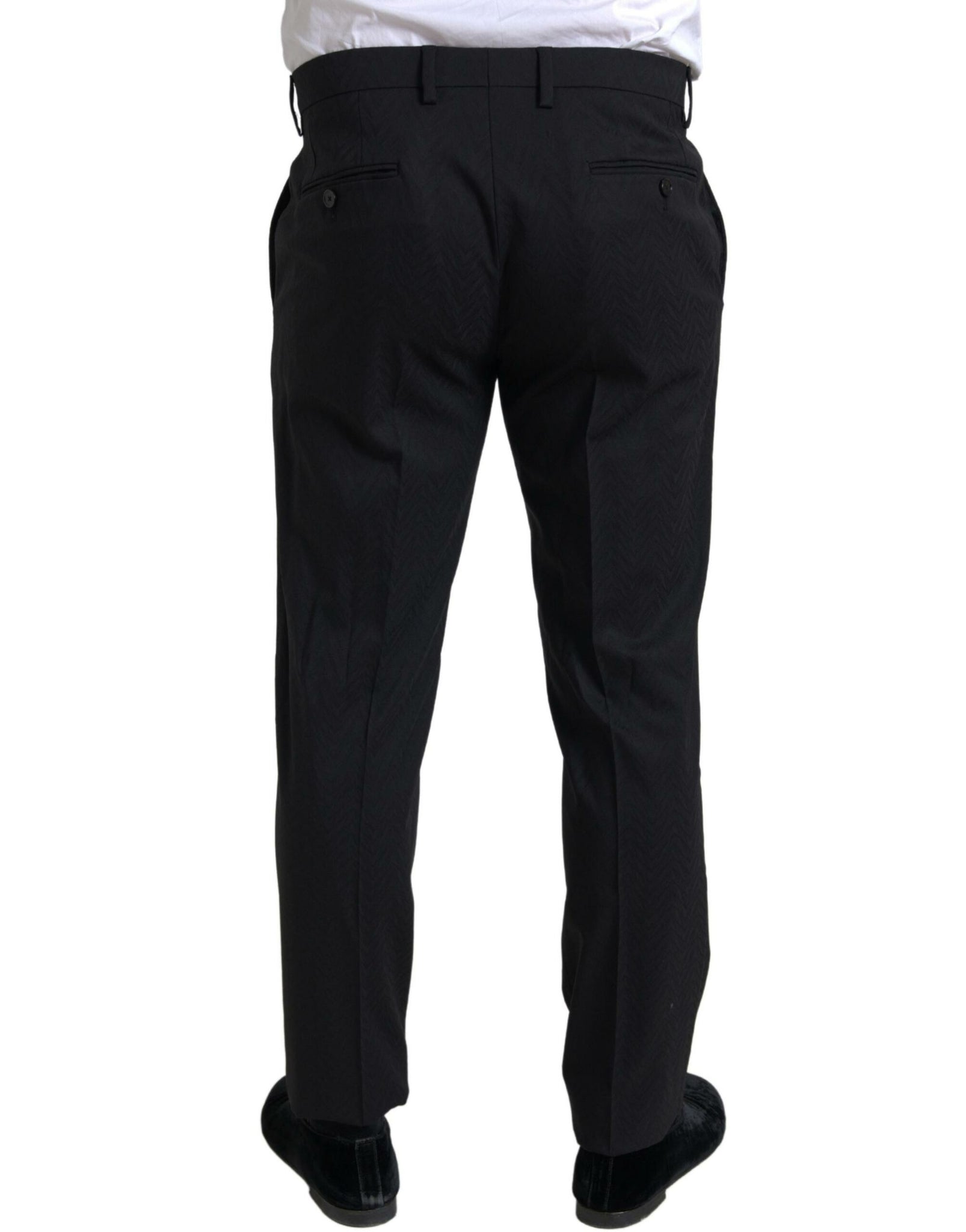 Dolce & Gabbana Black 2 Piece Single Breasted MARTINI Suit