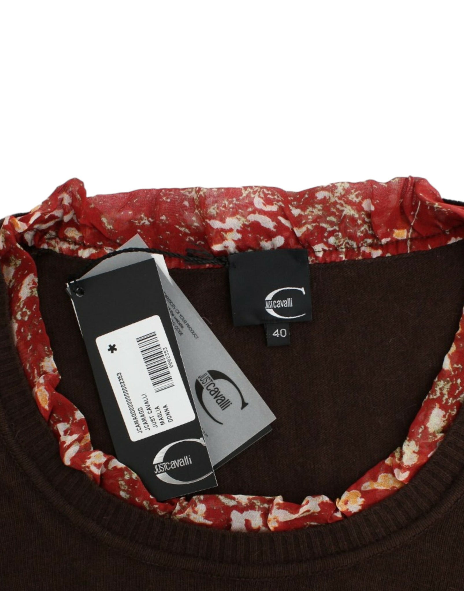 Brown crewneck sweater