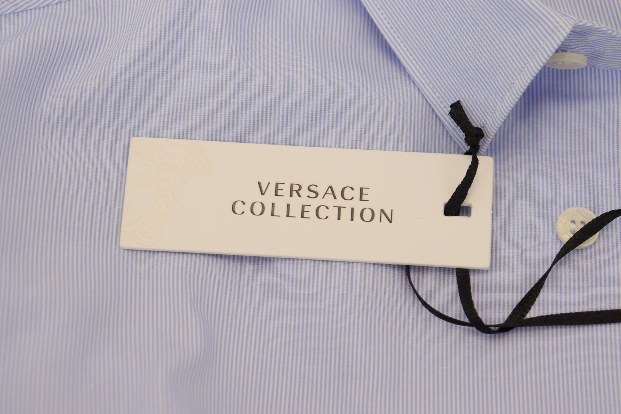 Light Blue Cotton Formal Men Shirt